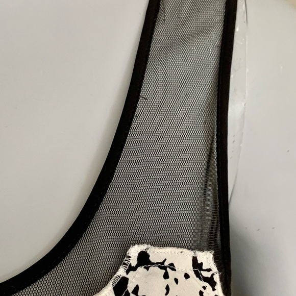 NWT PARKER Silk Blacksplatter Fit & Flare Dress Sleeveless Abstract Pattern M - Picture 8 of 16